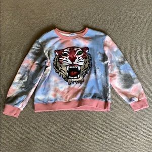 Sequin Tiger Sweatshirt